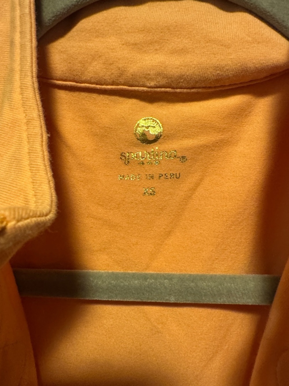 Spartina 449 Coral Zip-Front Sleeveless Mini Dress with White Trim - Picture 2 of 4